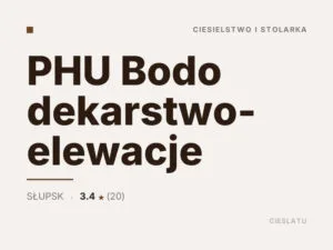 PHU Bodo dekarstwo- elewacje