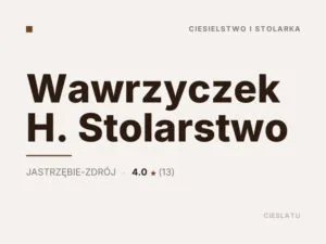 Wawrzyczek H. Stolarstwo