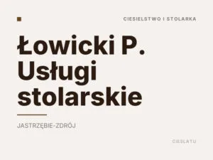 Łowicki P. Usługi stolarskie