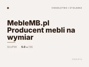 MebleMB.pl Producent mebli na wymiar