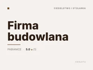 Firma budowlana
