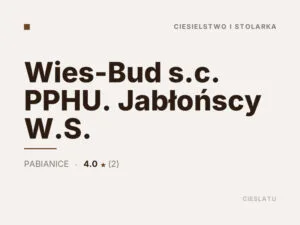 Wies-Bud s.c. PPHU. Jabłońscy W.S.
