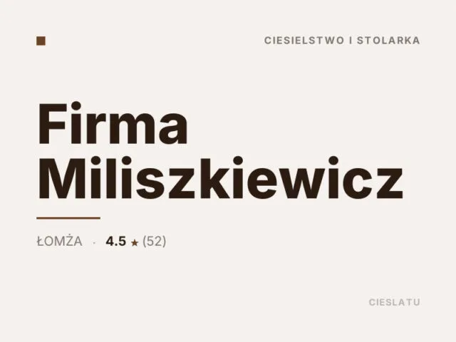 Firma Miliszkiewicz
