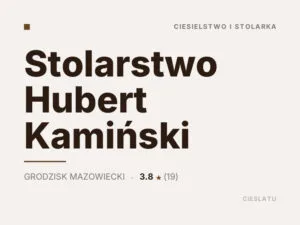 Stolarstwo Hubert Kamiński