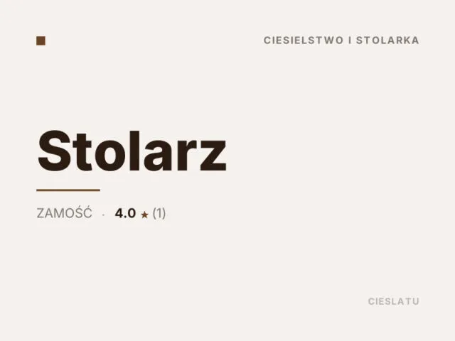 Stolarz