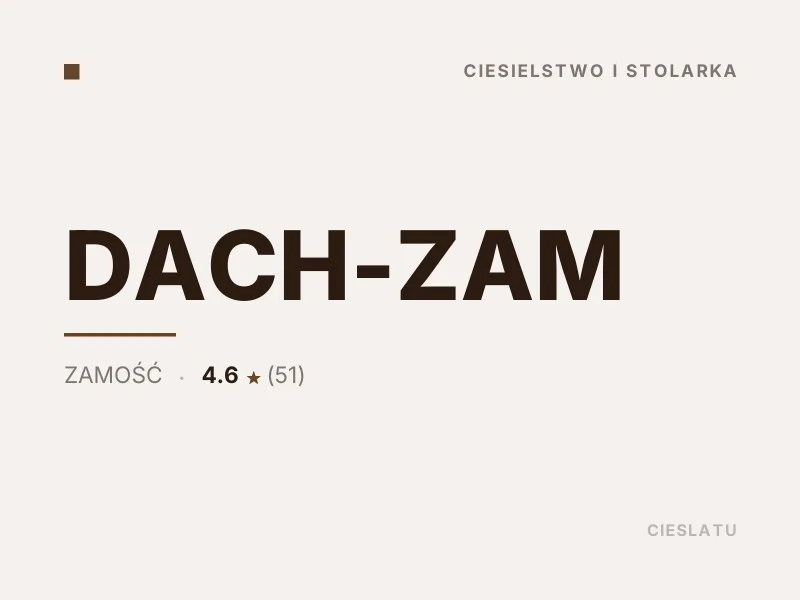 DACH-ZAM budowa domów szkieletowych Zamość