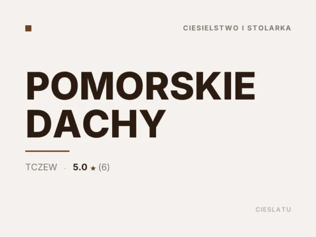 POMORSKIE DACHY