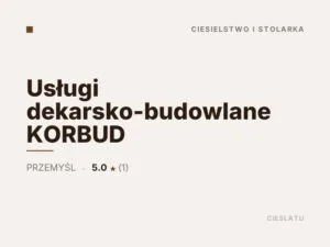 Usługi dekarsko-budowlane KORBUD