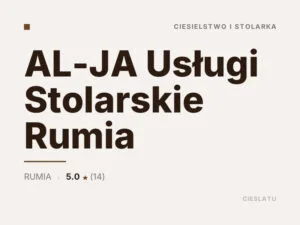 AL-JA Usługi Stolarskie Rumia