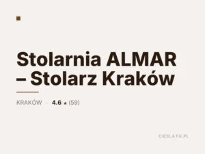 Stolarnia ALMAR – Stolarz Kraków