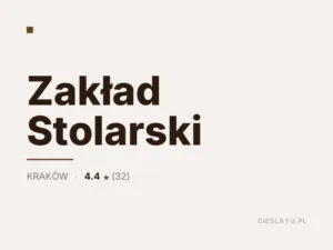 Zakład Stolarski
