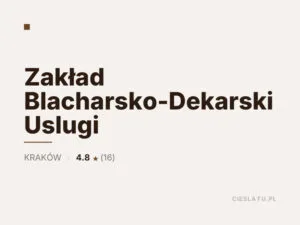 Zakład Blacharsko-Dekarski Uslugi