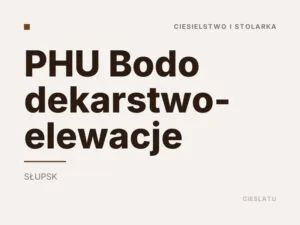 PHU Bodo dekarstwo- elewacje