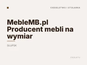 MebleMB.pl Producent mebli na wymiar