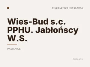 Wies-Bud s.c. PPHU. Jabłońscy W.S.