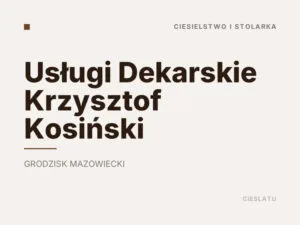 Usługi Dekarskie Krzysztof Kosiński