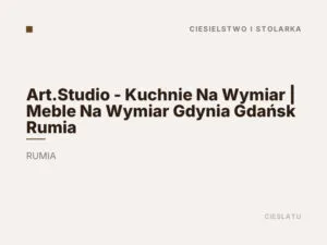Art.Studio – Kuchnie Na Wymiar | Meble Na Wymiar Gdynia Gdańsk Rumia