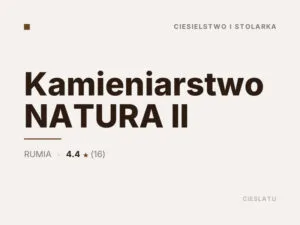 Kamieniarstwo NATURA II