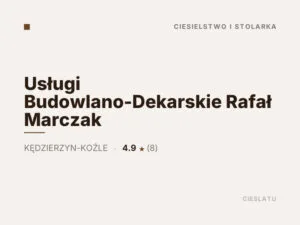 Usługi Budowlano-Dekarskie Rafał Marczak