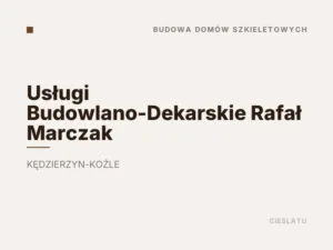 Usługi Budowlano-Dekarskie Rafał Marczak