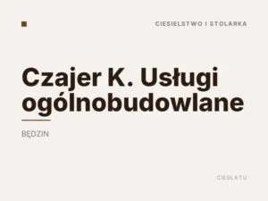 Czajer K. Usługi ogólnobudowlane