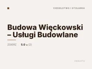 Budowa Więckowski – Usługi Budowlane