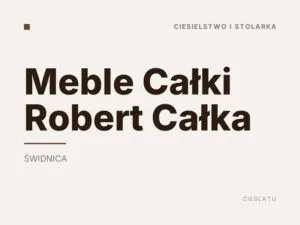 Meble Całki Robert Całka