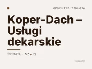 Koper-Dach – Usługi dekarskie
