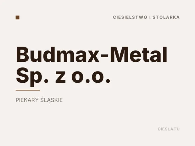 Budmax-Metal Sp. z o.o.