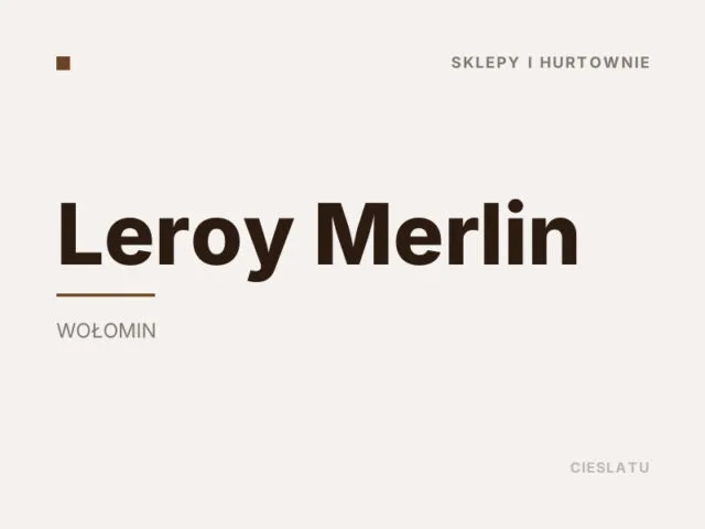 Leroy Merlin